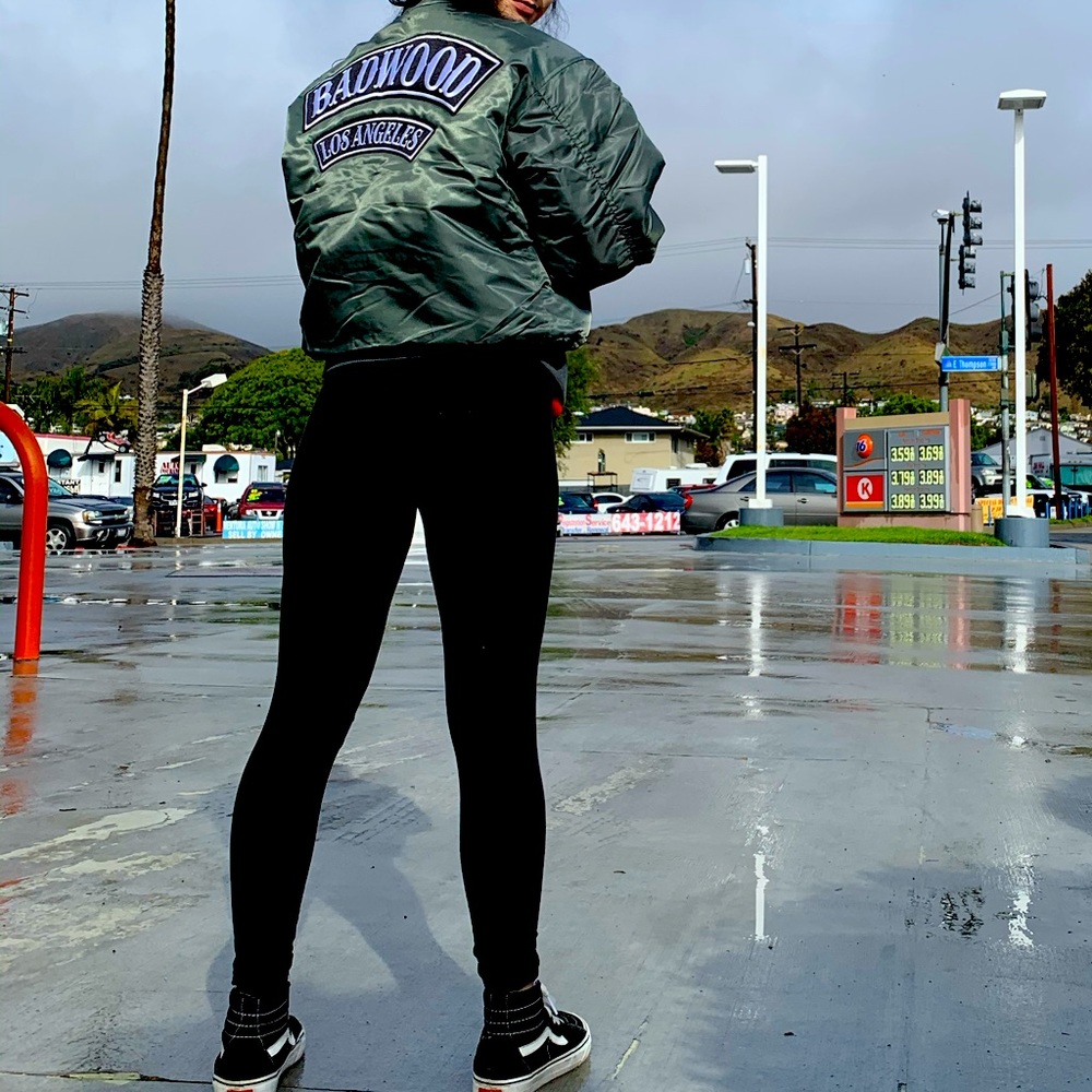 Badwood Bomber Army Green Jacket